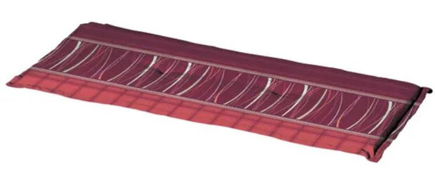 tuinbankkussen Lines 180 x 48 x 7 cm polykatoen rood
