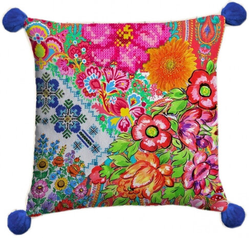 sierkussen Zaira 48 x 48 cm polyester