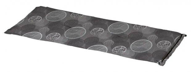 bankkussen Circle 150 x 48 x 7 cm polykatoen grijs
