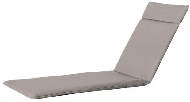 ligbedkussen Panama 190 x 60 x 7 cm katoen taupe