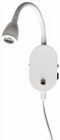 wandlamp Mols led 3 x 37,5 cm staal 3W wit