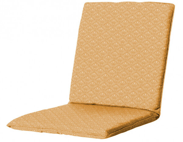 tuinkussen stapelstoel 97 x 49 cm polykatoen geel