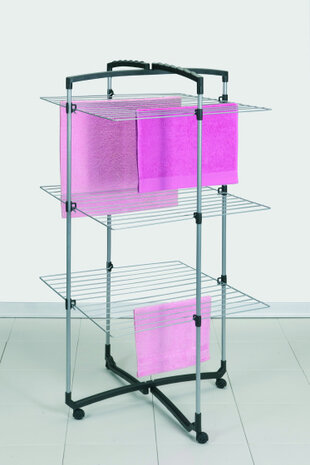 droogtoren Faro 134 x 69 cm staal zilver