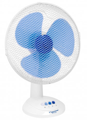 tafelventilator 45 cm 3 standen 80&deg; rotatie 45W wit