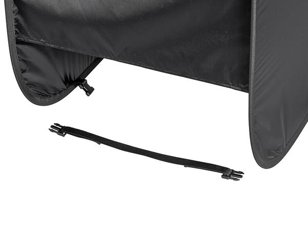 beschermhoes 150 cm polyester zwart