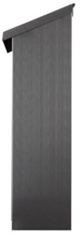 brievenbus Monaco 36,8 x 36,5 cm RVS zilver