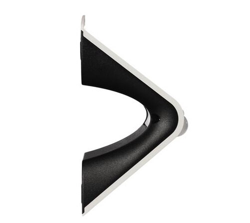 wandlamp led 1,5W 14,5 cm ABS wit/zwart