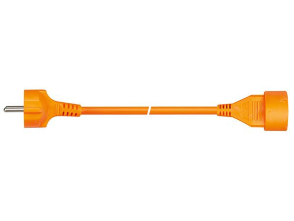 verlengkabel 20 meter rubber oranje