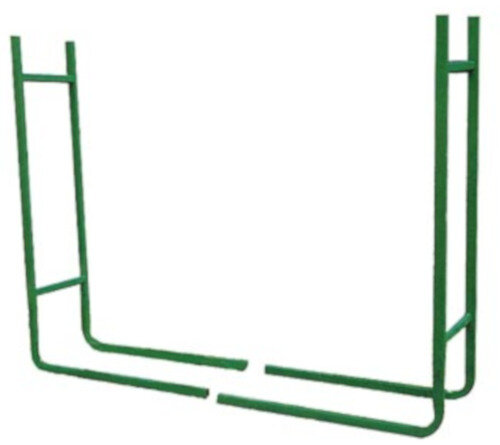 haardhouthouder 120 x 20 cm staal groen