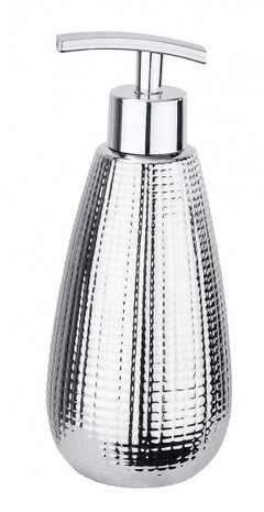 zeepdispenser Dakar 370 ml keramiek chroom