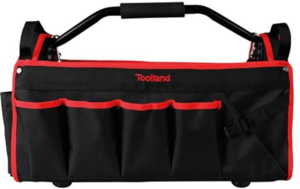 gereedschapstas 50 x 24 x 33 cm nylon/staal zwart