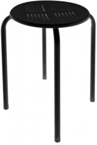 kruk 29 x 45 cm staal zwart