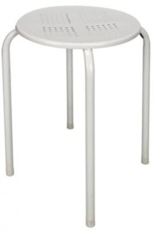 kruk 29 x 45 cm staal wit