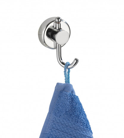 wandhaak Power-Loc Uno Sion 7,4 x 4,2 cm staal zilver
