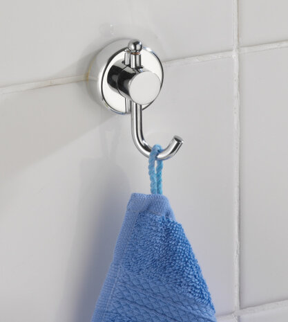 wandhaak Power-Loc Uno Sion 7,4 x 4,2 cm staal zilver