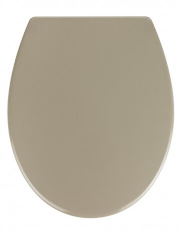 WC-bril Samos 37,5 x 44,5 cm duroplast taupe