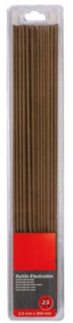laselektroden rutiel 350 x 2 mm staal bruin 23 stuks