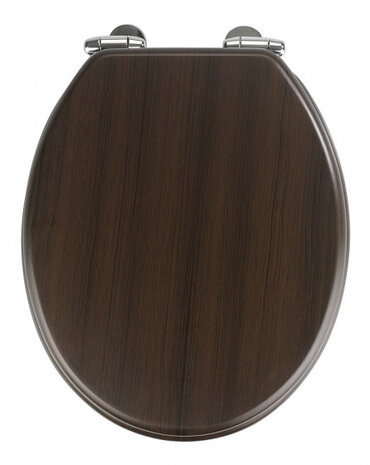 WC-bril Wenge 35,5 x 42,5 cm MDF bruin
