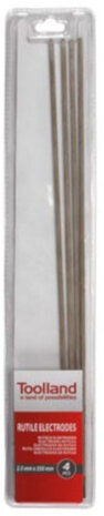 laselektroden rutiel 350 x 2,5 mm staal bruin 4 stuks