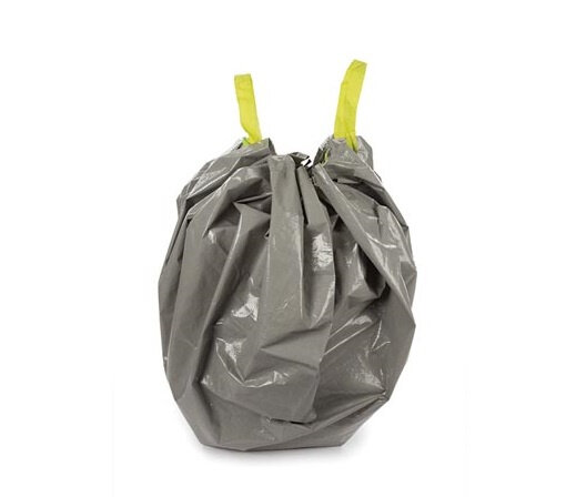 tuinafvalzak 130 liter 220 x 200 cm polyetheen grijs