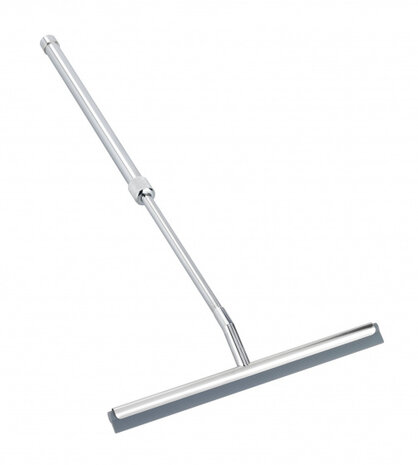 douchewisser telescopisch 37-59 cm RVS/zink zilver