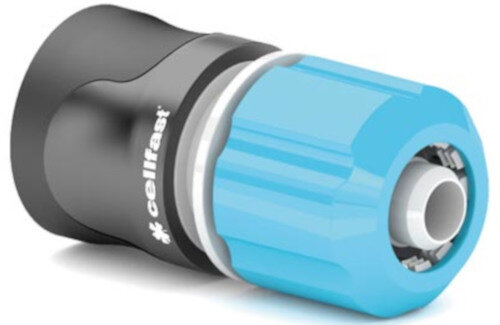 snelkoppelingsstuk tuinslang 1,9 cm zwart/blauw