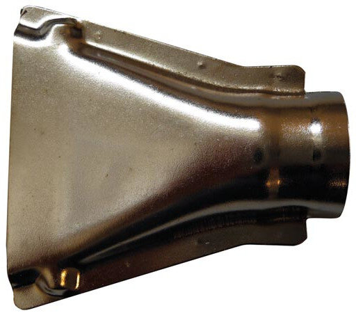 mondstuk brander 19 x 9,5 cm staal brons