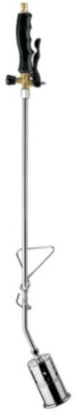gasbrander 60 cm staal chroom/zwart