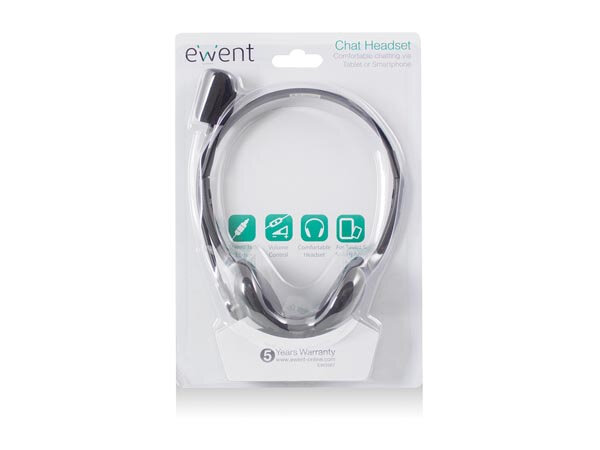 headset Chat 110 dB zwart