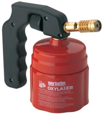 gassoldeerbrander Oxylaser 20 cm staal rood/zwart