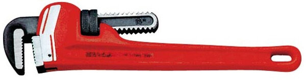 stilsonsleutel 20 x 2 cm chroom rood