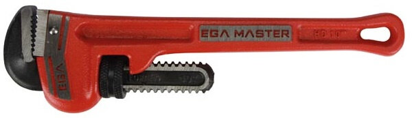 stilsonsleutel zwaar 25 x 3,8 cm chroom rood