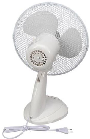 tafelventilator 50W 40 x 56 cm ABS wit