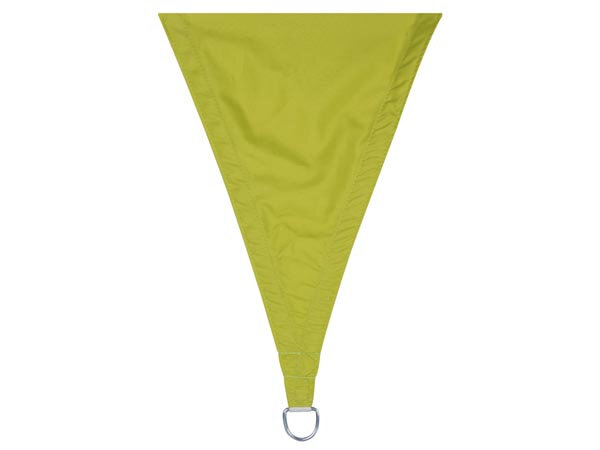 schaduwdoek driehoekig 3,6 meter polyester lime