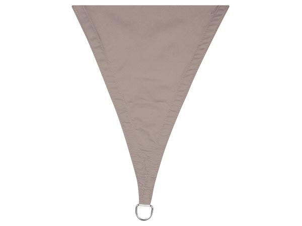 schaduwdoek vierkant 3,6 meter polyester taupe