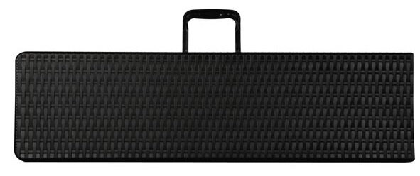 vouwbank Rotanlook 183 x 43 cm polyetheen/staal zwart