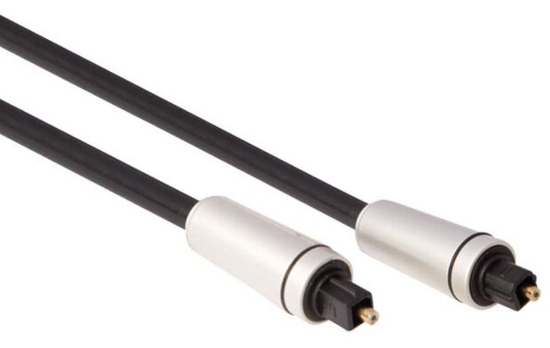 kabel optisch Toslink 0.75 m zwart
