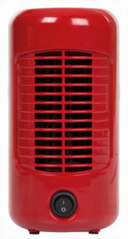 tafelventilator 14W 10 x 20 cm ABS rood
