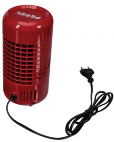 tafelventilator 14W 10 x 20 cm ABS rood