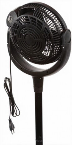 staande ventilator 35W 26 x 80 cm ABS zwart