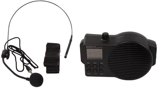spraakversterker en FM-radio 5 Watt 155 x 95 mm