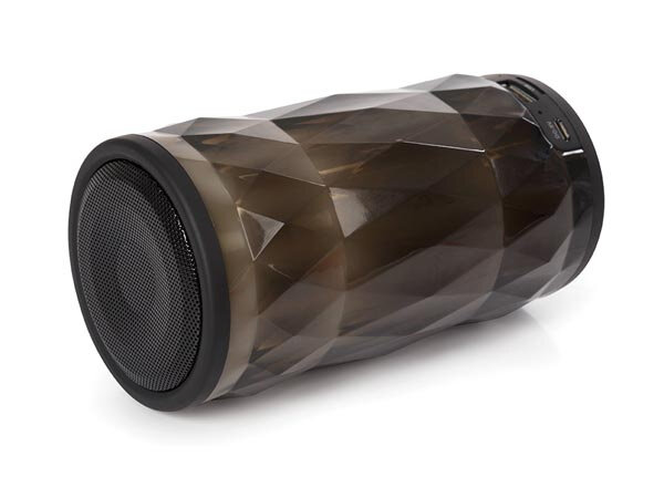stereo-speaker led Bluetooth 5W 5,2 x 14,5 cm bruin