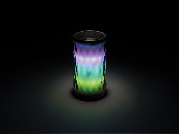stereo-speaker led Bluetooth 5W 5,2 x 14,5 cm bruin