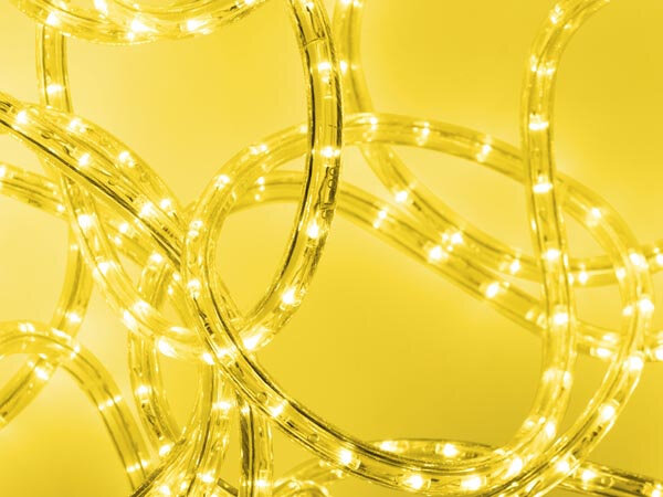 lichtslang led 1,3 cm x 9 meter IP44 geel