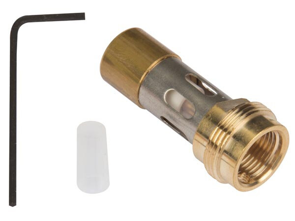 reservedeel gasbrander 5 x 1 cm staal goud/zilver