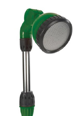 tuindouche 165-215 cm staal groen/zilver