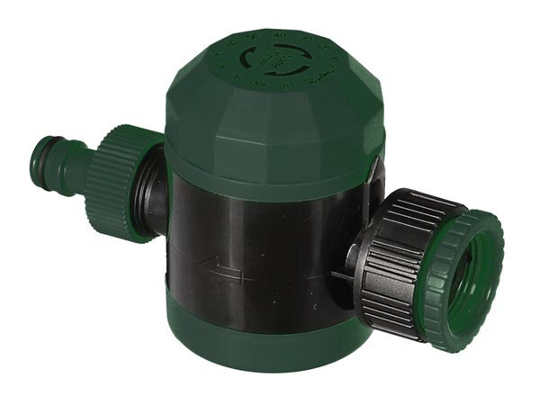 watertimer mechanisch 3/4&quot; - 1/2&quot; donkergroen