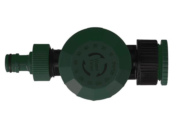 watertimer mechanisch 3/4&quot; - 1/2&quot; donkergroen