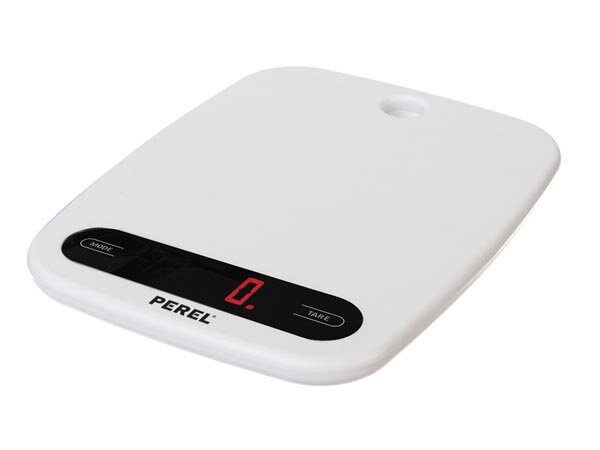 keukenweegschaal digitaal 15,5 x 20,5 cm ABS wit