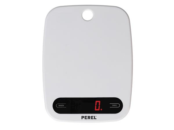 keukenweegschaal digitaal 15,5 x 20,5 cm ABS wit